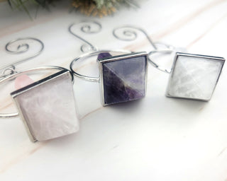 Crystal Geometric Ornaments | Christmas Crystal Decor & Gifts