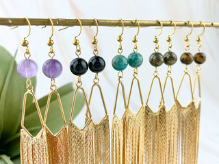 Goddess Tassel Earrings