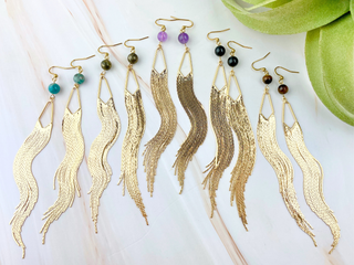 Goddess Tassel Earrings