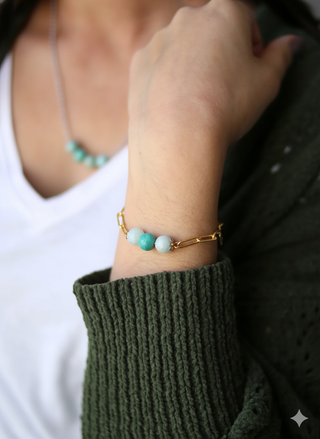 Gold Paperclip Chain Bracelet