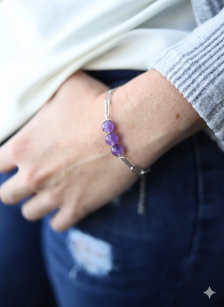 Silver Paperclip Chain Bracelet