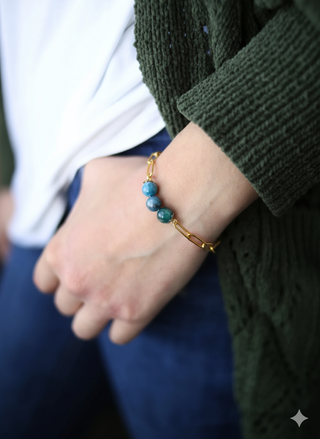 Gold Paperclip Chain Bracelet