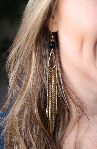 Goddess Tassel Earrings