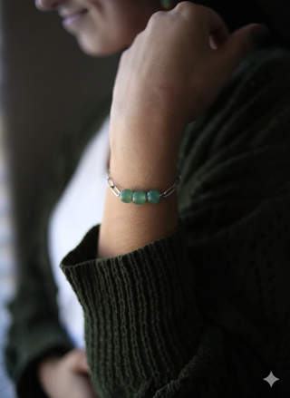 Silver Paperclip Chain Bracelet