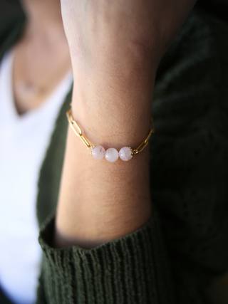 Silver Paperclip Chain Bracelet