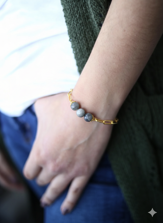 Gold Paperclip Chain Bracelet