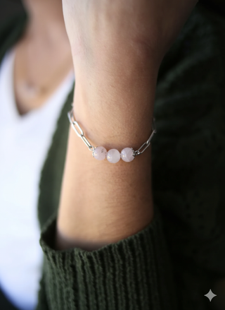 Silver Paperclip Chain Bracelet