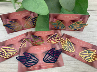 Organza Fairy Eyelashes: Colorful Costume Eye Wings