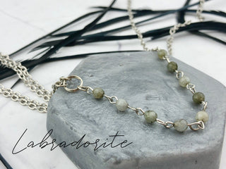 Gemstone Body Necklace - Beach Body Jewelry - Crystal Body Chain - Belly Chain