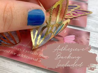 Organza Fairy Eyelashes: Colorful Costume Eye Wings