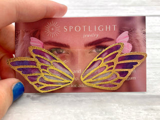 Organza Fairy Eyelashes: Colorful Costume Eye Wings