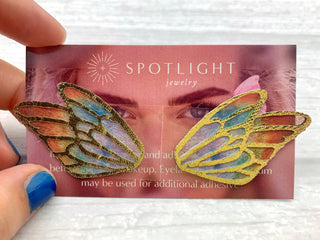 Organza Fairy Eyelashes: Colorful Costume Eye Wings