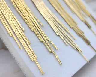 Druzy Sunburst Tassel Earrings: Art Deco Gold Plated Dangles