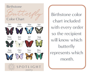 Birthstone Butterfly Necklace: Personalized Tree of Life Pendant