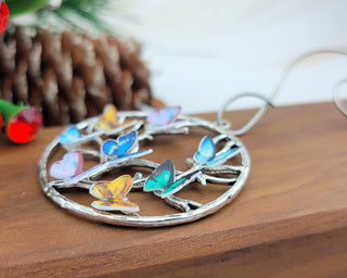 Butterfly Birthstone Ornament - Paper Butterflies - Personalized Family Tree - Hanging Tree Decor