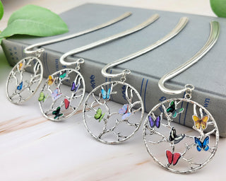 Personalized Birthstone Butterfly Bookmark: Custom Family Tree Gift