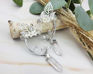 Metal Elven Ears - Elf Ear Cosplay - Fairy Ear Cuff