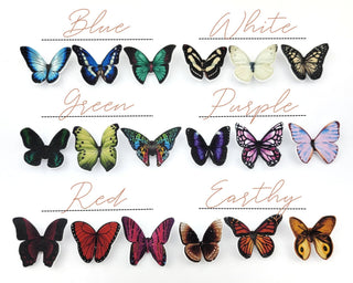 Butterfly Eye Makeup Stickers: Beauty Face Decals (Set of 3)