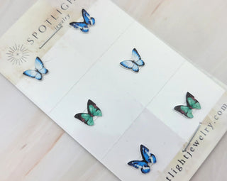 Butterfly Eye Makeup Stickers: Beauty Face Decals (Set of 3)