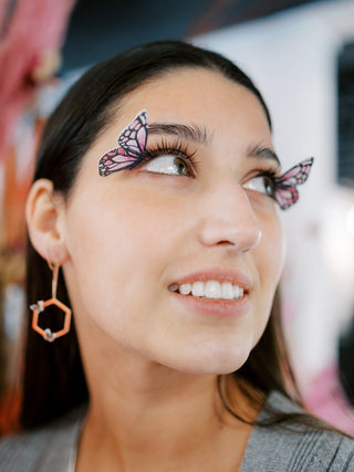 Butterfly Eye Accents: Paper Fairy Wings, Costume Lashes