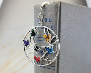 Personalized Birthstone Butterfly Bookmark: Custom Family Tree Gift