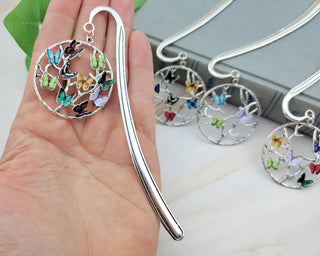 Personalized Birthstone Butterfly Bookmark: Custom Family Tree Gift