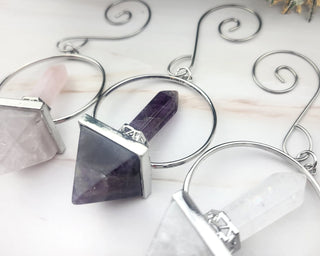 1pcs/3pcs Crystal Geometric Ornaments - Christmas Ornaments - Hanging Decor