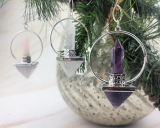 1pcs/3pcs Crystal Geometric Ornaments - Christmas Ornaments - Hanging Decor