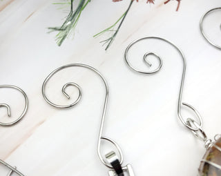 Chakra Ornament Set: Silver Reiki Yoga Christmas Decor