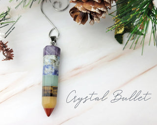 1pcs/4pcs Chakra Stones Ornaments - Mindfulness Gift - Rainbow Gemstone Ornaments - Christmas Tree Decorations