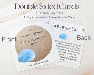 Aquamarine Dangle Hoop Earrings: Stainless Steel, Natural Gemstone