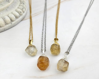 Citrine / Joy Gemstone Pendant Necklace