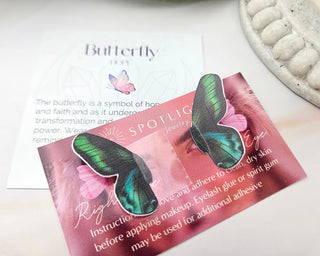 Butterfly Eye Accents: Paper Fairy Wings, Costume Lashes