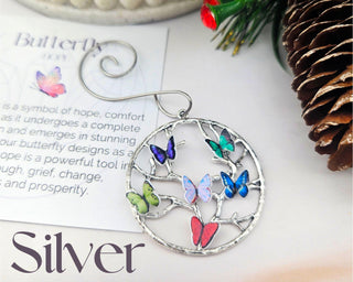 Butterfly Birthstone Ornament - Paper Butterflies - Personalized Family Tree - Hanging Tree Decor
