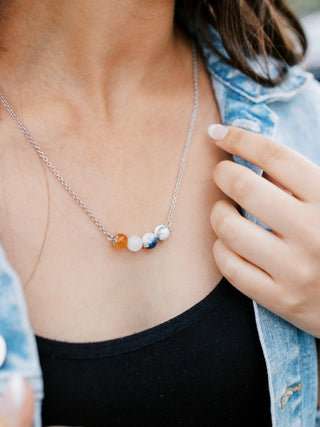 Custom Gemstone Necklace: Personalized Healing Crystal Jewelry