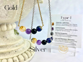 Gemstone Enneagram Necklace - Enneagram Type 1 - Healing Jewelry