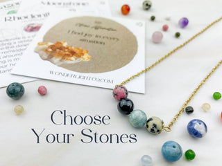 Custom Gemstone Necklace: Personalized Healing Crystal Jewelry