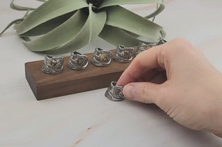 Crescent Moon Ring - Silver Spoon Ring - Antique Style Celestial Jewelry
