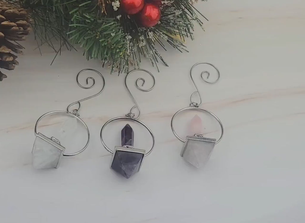 1pcs/3pcs Crystal Geometric Ornaments - Christmas Ornaments - Hanging Decor