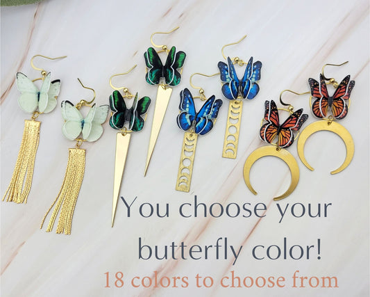 Modern Butterfly Earrings