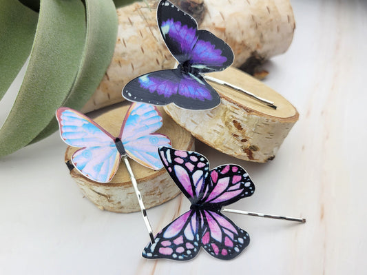 3pcs Butterfly Hair Pin Set